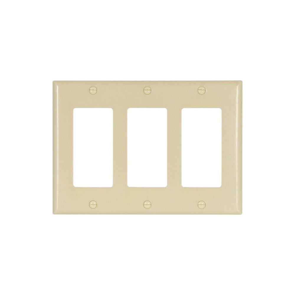 Standard Decorator Wall Plate - Ivory - Thermoset
