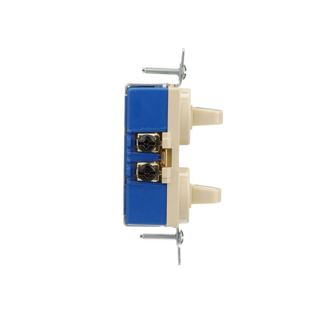 Duplex AC Toggle Combination Switch - Thermoplastic