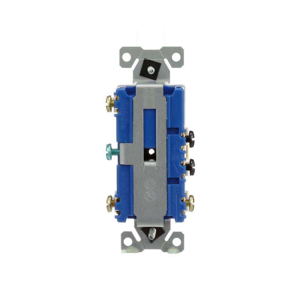 3-Way Duplex AC Toggle Combination Switch - Thermoplastic