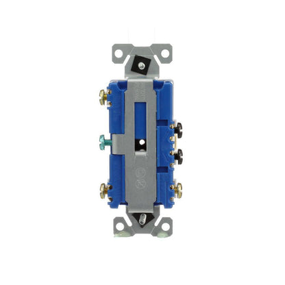 3-Way Duplex AC Toggle Combination Switch - Thermoplastic