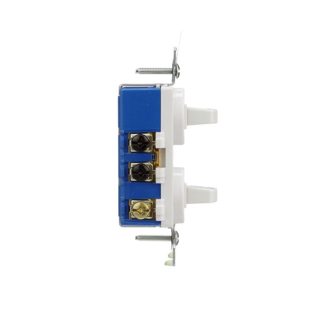 3-Way Duplex AC Toggle Combination Switch - Thermoplastic