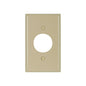 EATON Arrow Hart™ 5131V-BOX 5000 Blank Standard Receptacle Wall Plate, 1 Gangs, 2-3/4 in W x 4-1/2 in H, Nylon/Thermoplastic, Ivory