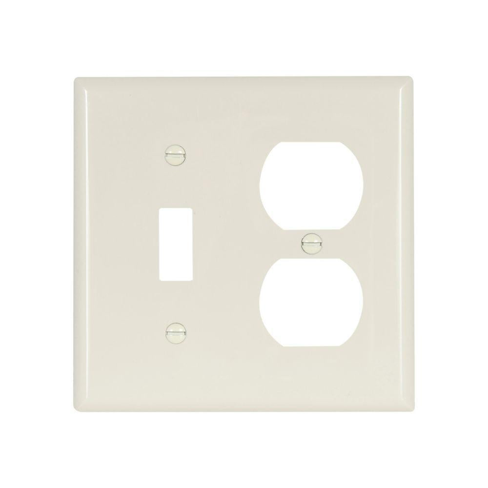 Standard Combination Wall Plate - Nylon/Thermoplastic