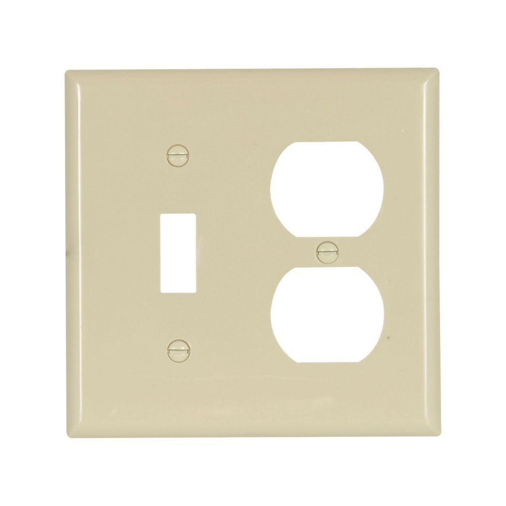 Standard Combination Wall Plate - 5138V-BOX