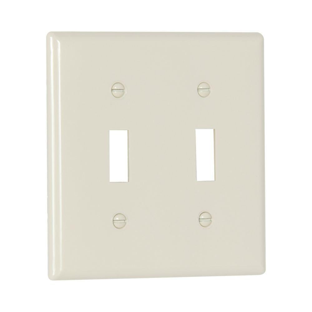 Standard Toggle Switch Wall Plate - 2 Gangs