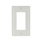 EATON Arrow Hart™ 5151W-BOX 5000 Standard Decorator Wall Plate, 1 Gangs, 2-3/4 in W x 4-1/2 in H, Nylon/Thermoplastic, White