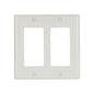 Standard Decorator Wall Plate - White - Nylon/Thermoplastic