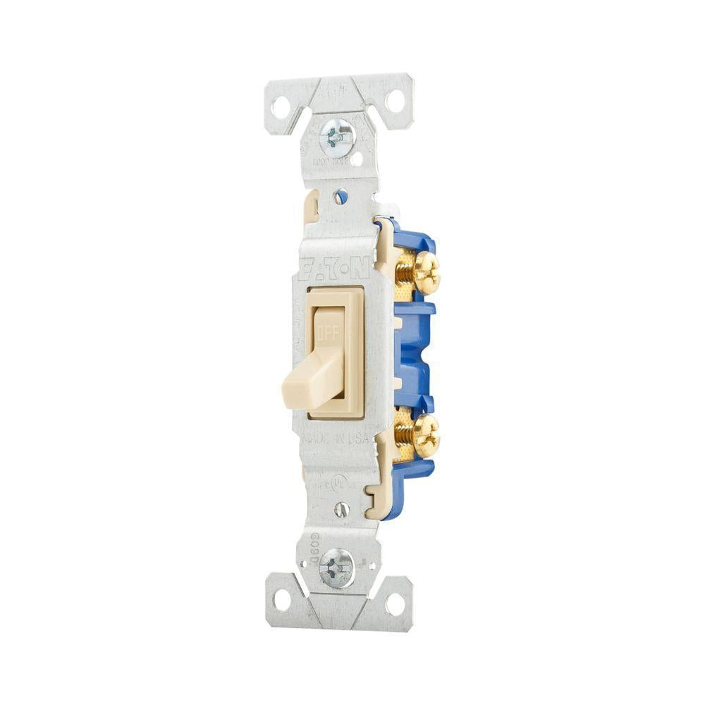 3-Way Standard Grade Decorator Switch - Ivory - 120/277 V AC