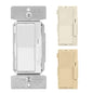 EATON DUL06P-C2 Universal Decorator Dimmer Switch With Preset, 120 V AC, 1 Poles, Ivory/Light Almond/White