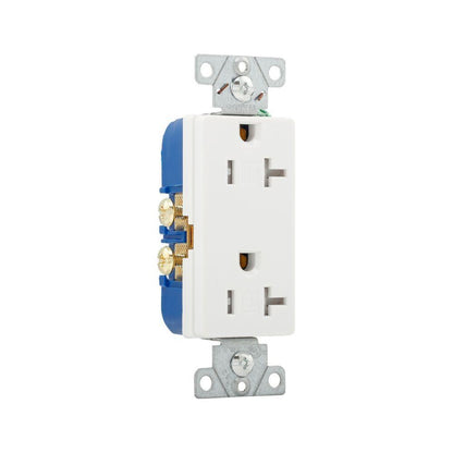 Tamper Resistant Straight Blade Receptacle - Thermoplastic