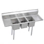 Standard Service Sink - Floor Mount - Stainless Steel