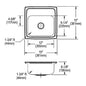 Elkay® BLR1560 Bar Sink