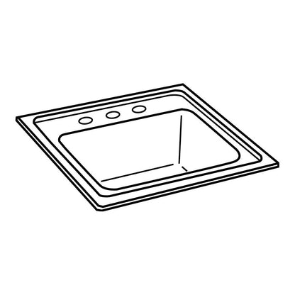 Lustertone - Bar Sink - Drop-in - Single Bowl