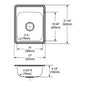 Dayton - Bar Sink - Stainless Steel - Drop-in