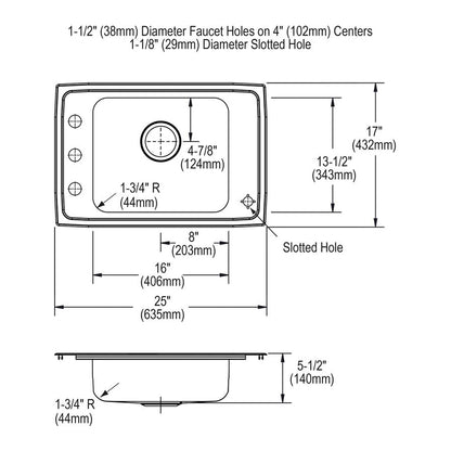 Lustertone Classic - Classroom Sink and Faucet/Bubbler Kit