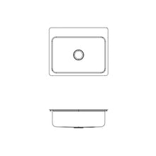DAYTON® DSESR127220 Kitchen Sink, Rectangle Shape, 27 in W x 22 in D x 8 in H, Dual Mounting, 300 Stainless Steel, Elite Satin, Domestic