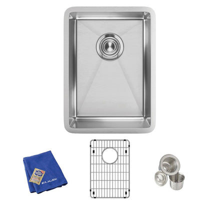 Crosstown - Transitional Kitchen Bar Sink Kit - Undermount