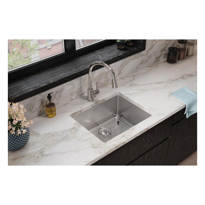Crosstown - 22-1/2" Transitional Kitchen Sink and Faucet Kit