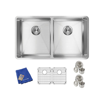 Crosstown - 31-1/2" Transitional Kitchen Sink Kit