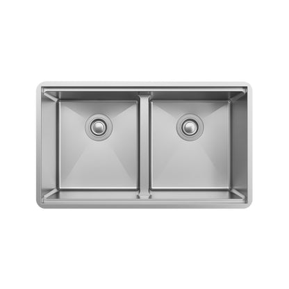 Crosstown - 31-1/2" Kitchen Sink Kit with Aqua Divide