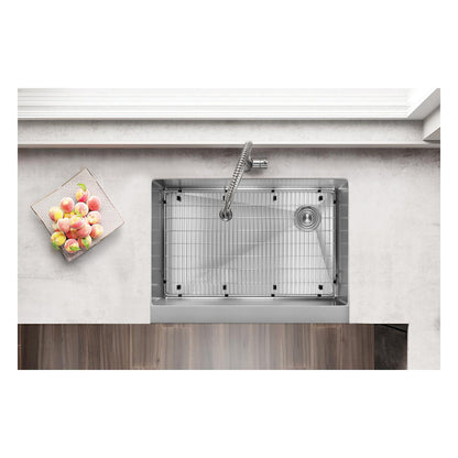 Crosstown - 35-7/8" Transitional Kitchen Sink Kit