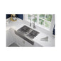 Elkay® ECTRUF32179R Crosstown® Apron Front Sink, Rectangle Shape, 20-1/4 in W x 9 in D x 35-7/8 in H, Reinforced Base Mount, Stainless Steel, Polished Satin, Import