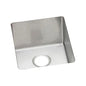 Crosstown - 16" Transitional Kitchen Sink - Single Bowl