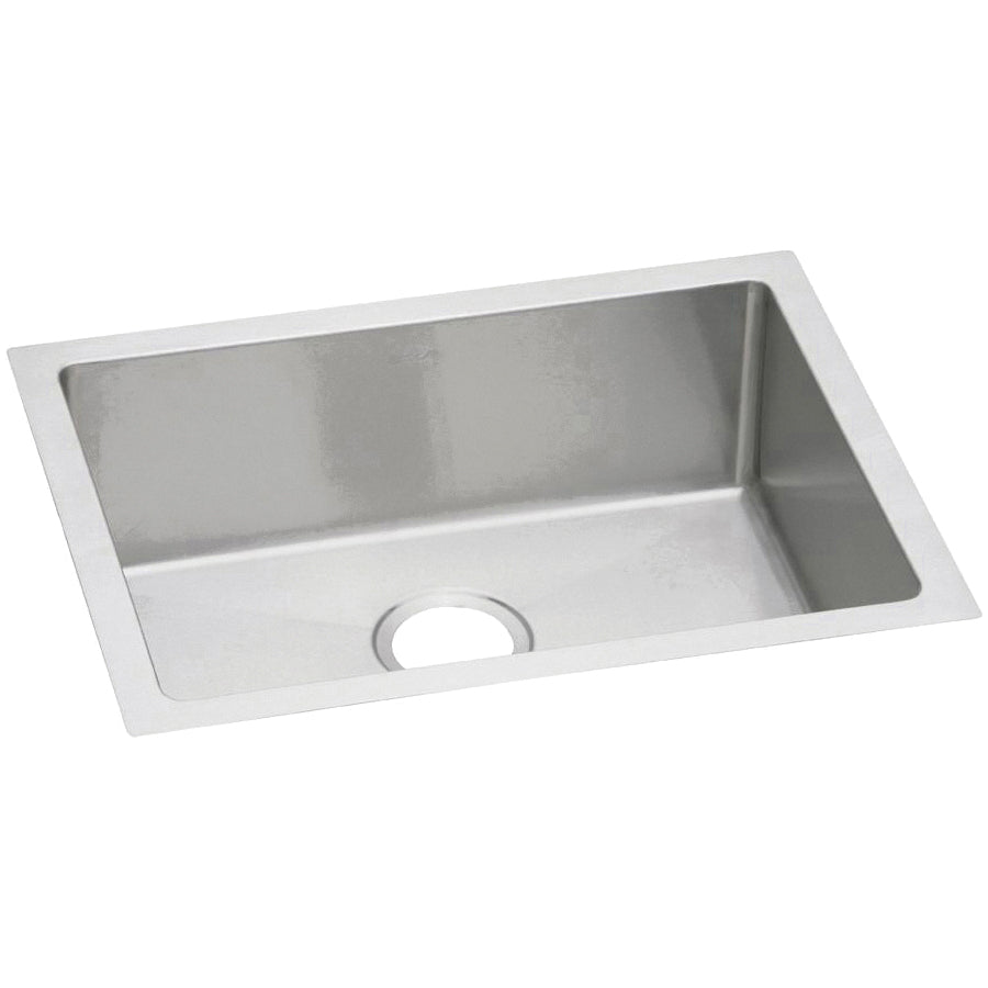 Crosstown - 23-1/2" Transitional Kitchen Sink - Single Bowl