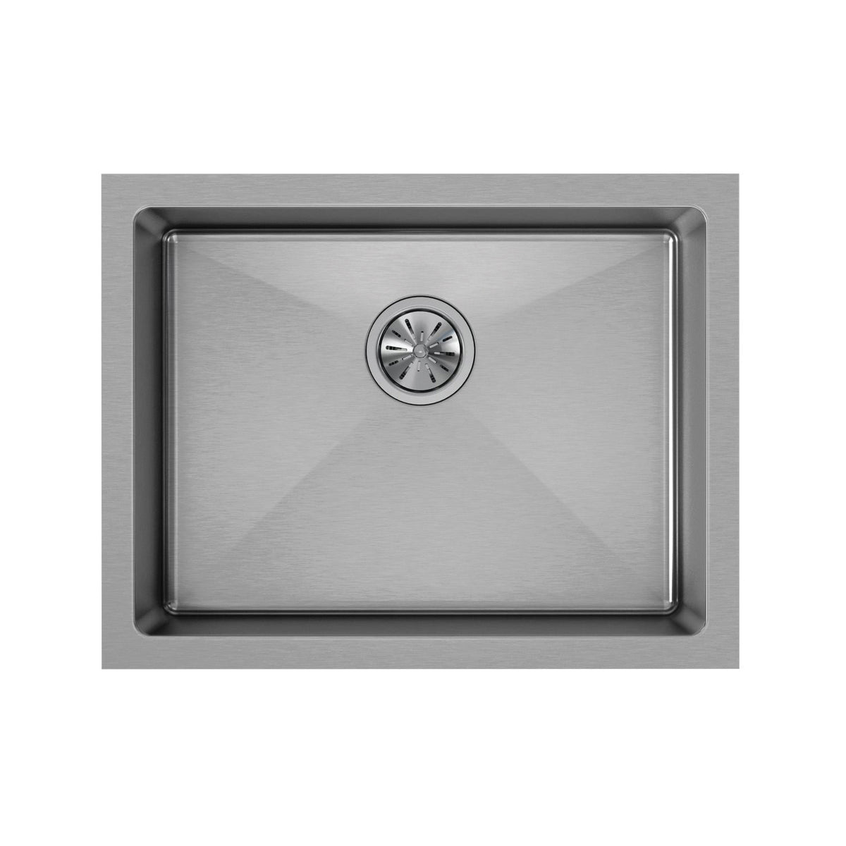 Crosstown - 23-1/2" Transitional Kitchen Sink - Single Bowl