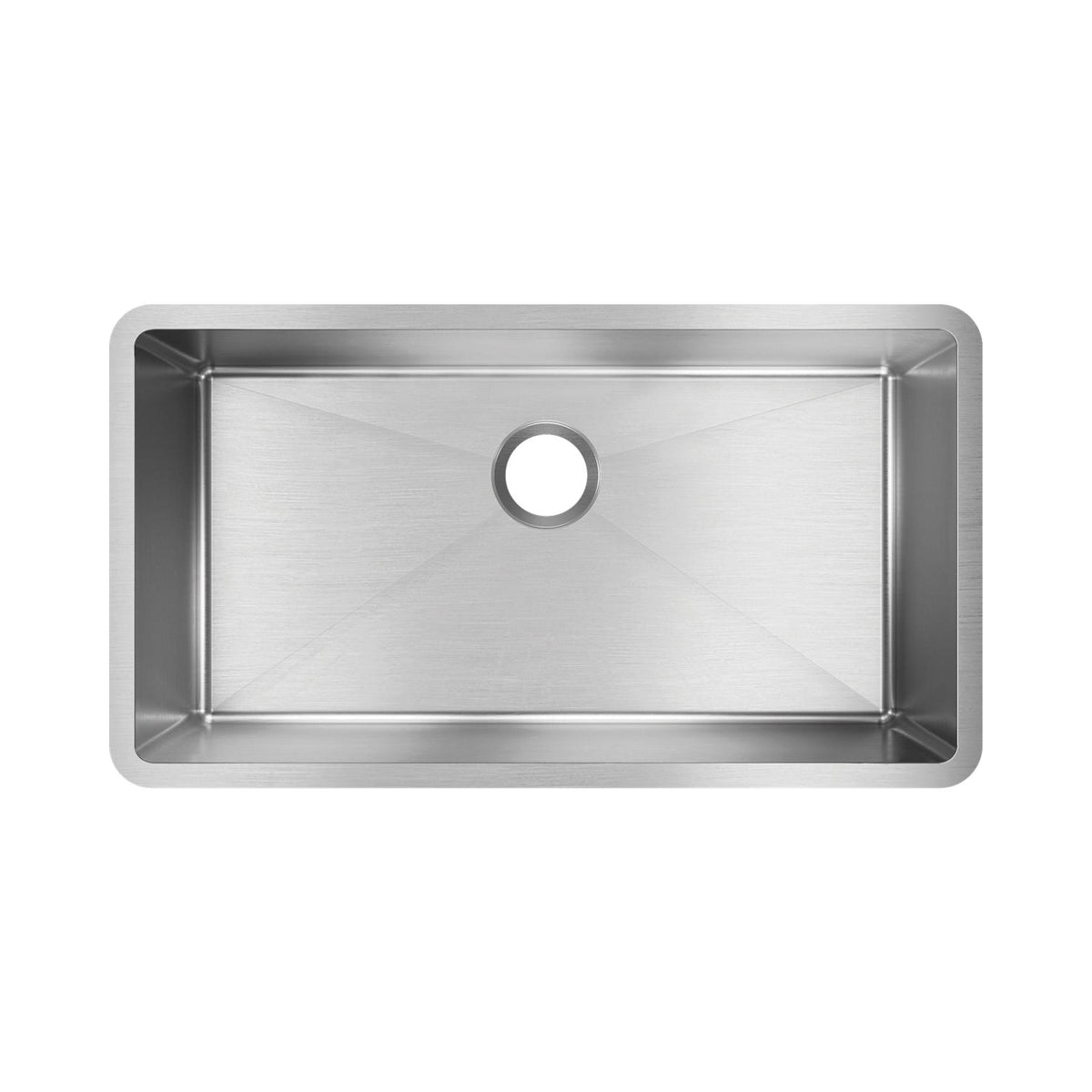 Crosstown - 32-1/2" Transitional Kitchen Sink - Undermount
