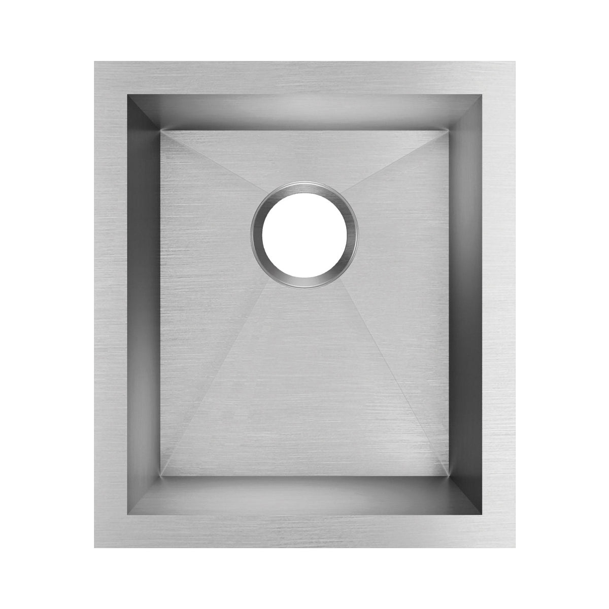 Crosstown - 16" Transitional Kitchen Sink - Undermount