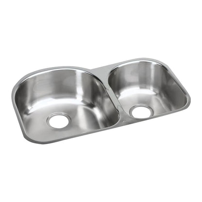 Harmony - 31-1/4" Offset Kitchen Sink - Undermount - Satin