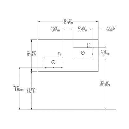 Soft Sides - Non-Filtered Bi-Level Reverse Drinking Fountain