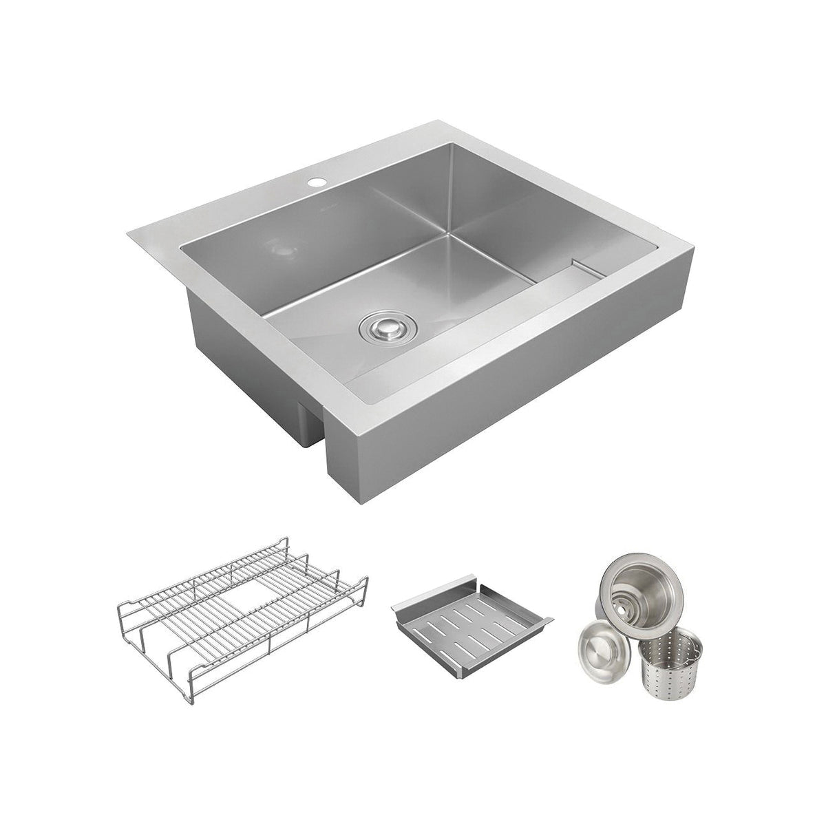 Dart Canyon - Contemporary Workstation Sink