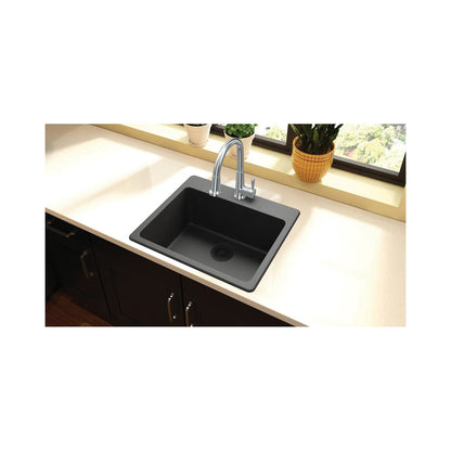 Quartz Classic - 25" Kitchen Sink - Drop-in - Single Bowl