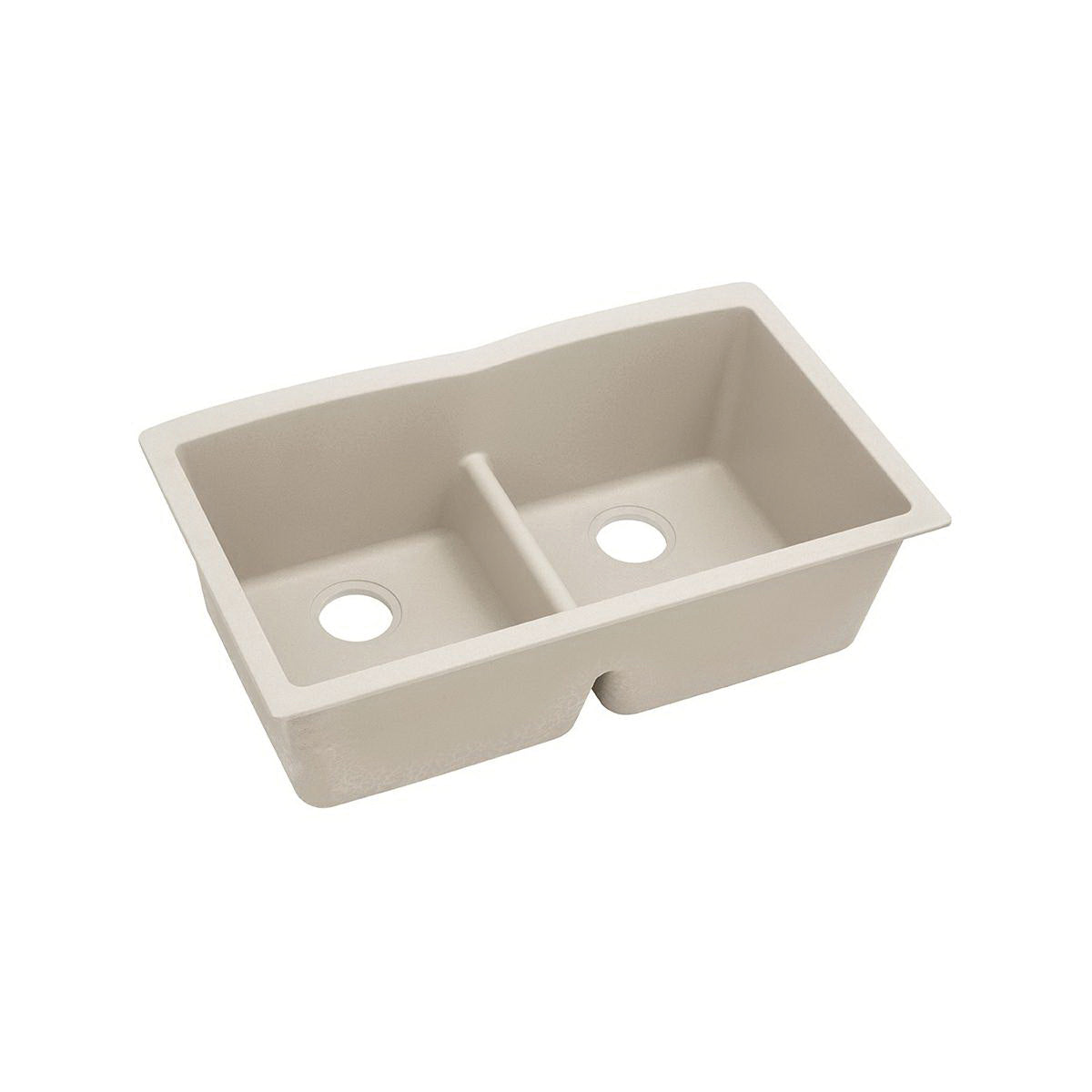 Classic - 33" Kitchen Sink with Aqua Divide - Double Bowl