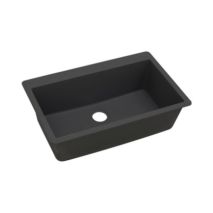 Classic - 33" Quartz Traditional Kitchen Sink - Drop-in