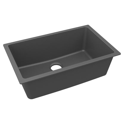 Quartz Classic - Sink with Aqua Divide - Graphite