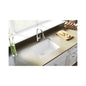 Elkay® ELGU2522WH0 Quartz Classic® Kitchen Sink, White, 22-5/16 in L x 16-7/16 in W Bowl x 9-1/2 in D Bowl, 24-5/8 in L x 18-1/2 in W x 9-1/2 in H, Undermount Mounting