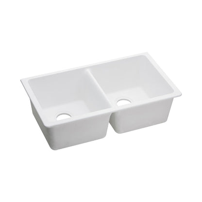Quartz Classic - 33" Kitchen Sink - Undermount - Double Bowl