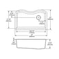 Classic - 33" Kitchen Sink - Undermount - Single Bowl