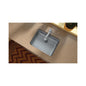 Elkay® ELUH2115PD Lustertone™ Classic Kitchen Sink, Rectangle Shape, 21 in L x 15-3/4 in W Bowl x 7-1/2 in D Bowl, 23-1/2 in L x 18-1/4 in W x 7-1/2 in H, Undermount Mounting, 18 ga 304 Stainless Steel