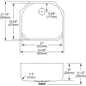 Lustertone Classic - 23-5/8" Transitional Kitchen Sink