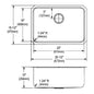Lustertone Classic - 26-1/2" Kitchen Sink - Single Bowl