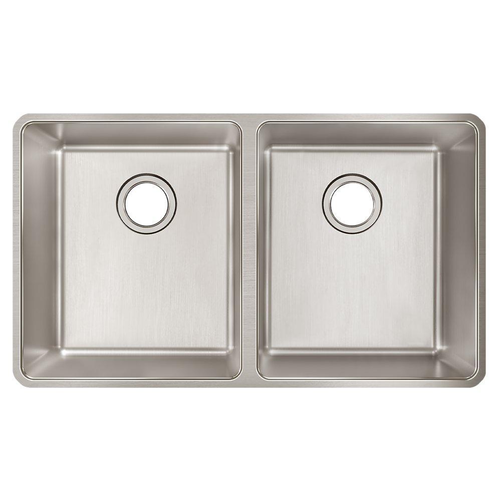 Lustertone Iconix - Bowl Sink - Undermount - Double Bowl