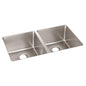 Lustertone Iconix - Bowl Sink - Undermount - Double Bowl