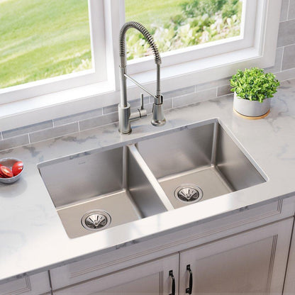 Lustertone Iconix - Bowl Sink - Undermount - Double Bowl