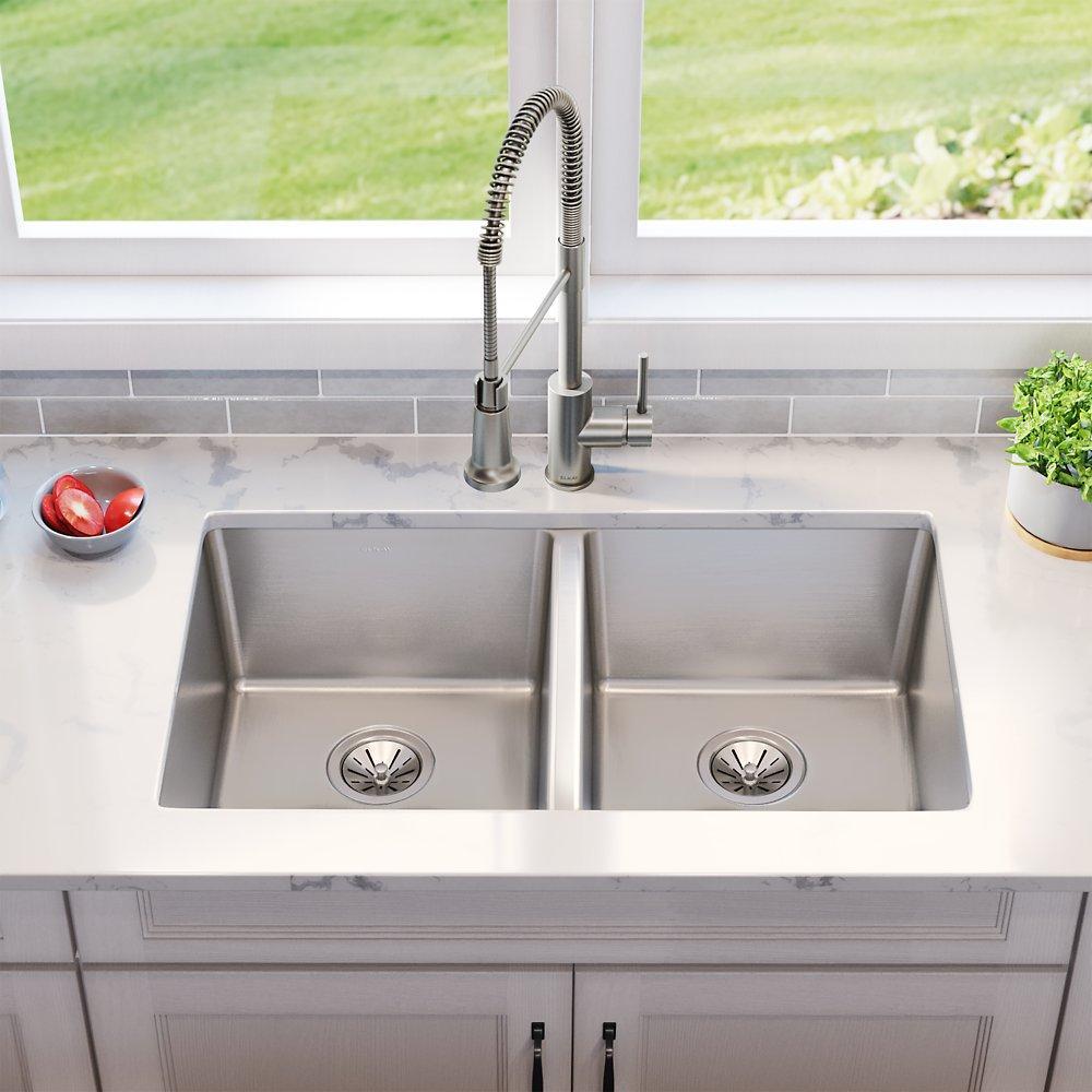 Lustertone Iconix - Bowl Sink - Undermount - Double Bowl