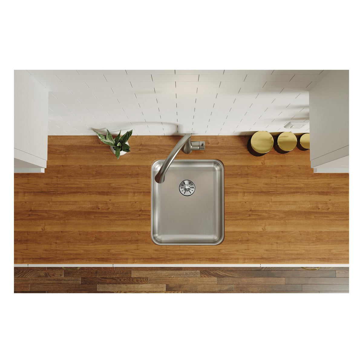 Lustertone Classic - 16" Kitchen Sink - Undermount Mounting