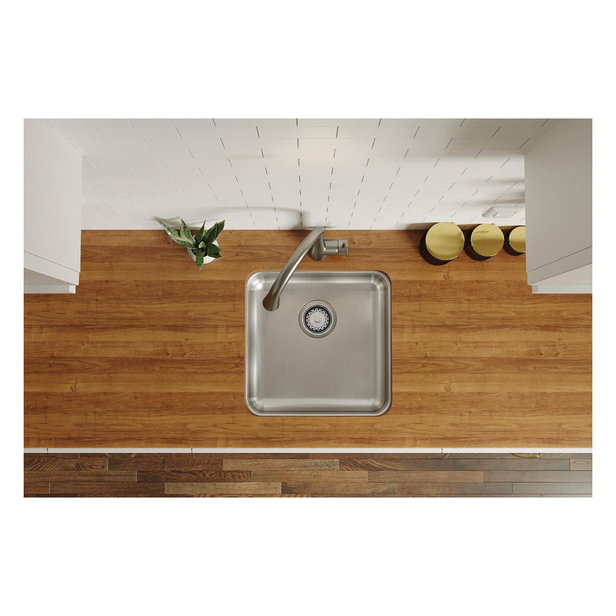 Lustertone Classic - 18-1/2" Kitchen Sink - Undermount